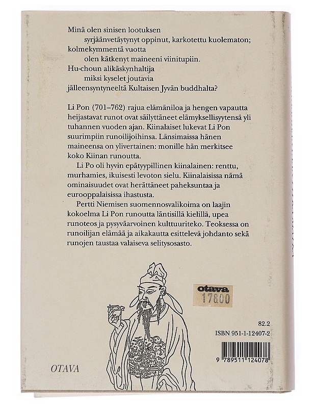 Taivaanrantaan pitkä matka : Li Pon runoutta - Li Po - Romaanit ja novellit - 10105520250 - 1