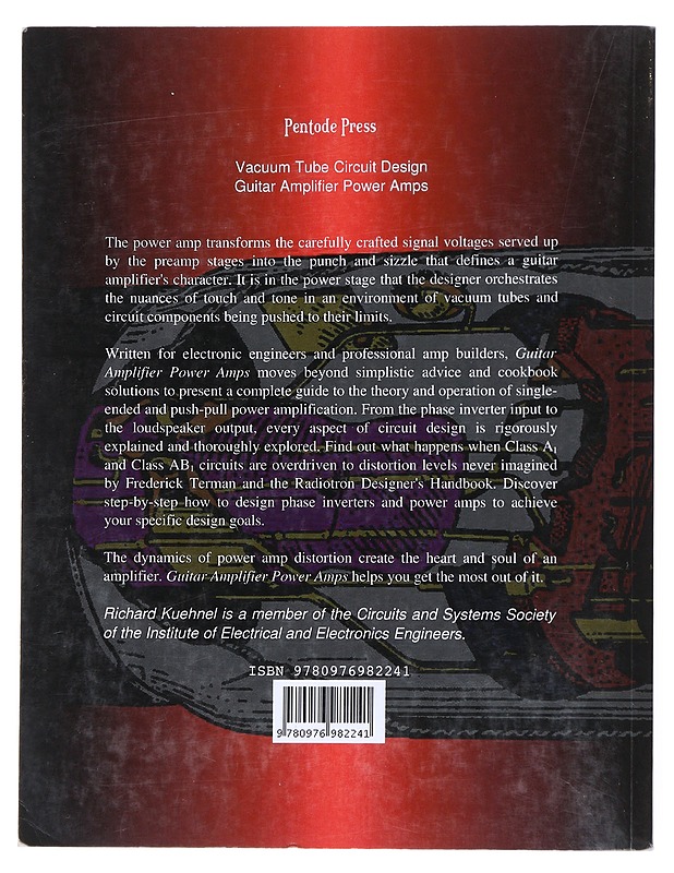 Vacuum Tube Circuit Design: Guitar Amplifier Power Amps -  Richard Kuehnel - Tietokirjat ja oppaat - 10105520259 - 1