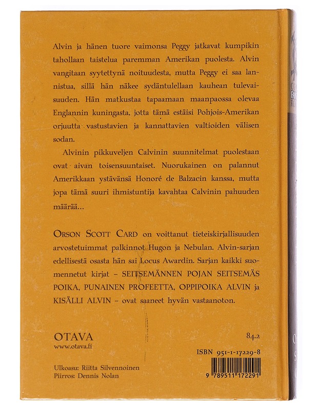 Sydäntuli : Alvinin viides kirja - Card, Orson Scott - Romaanit ja novellit - 10105520287 - 1