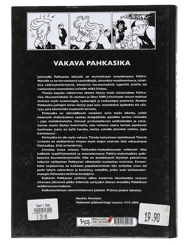 Pahkasika : julmettu latriinilukemisto - Liimatta, Tommi - Sarjakuvat - 10105520298 - 1