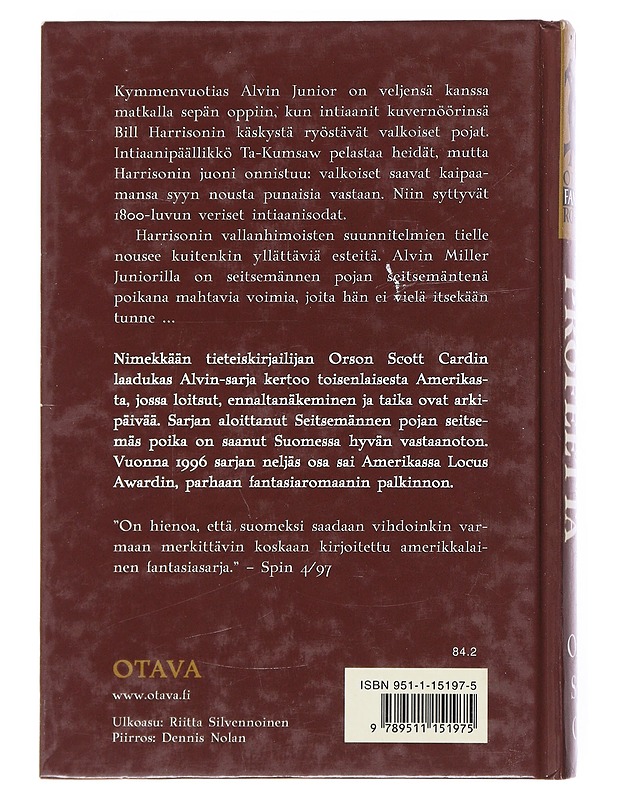 Punainen profeetta : Alvinin toinen kirja - Card, Orson Scott - Romaanit ja novellit - 10105520299 - 1