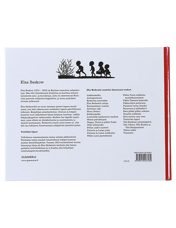 Tonttulan lapset - Beskow, Elsa - Lastenkirjat - 10105520303 - 1