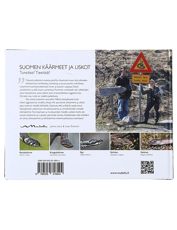 Suomen käärmeet ja liskot : tunsitko? tiesitkö? - Latva, Jarmo - Tietokirjat ja oppaat - 10105520305 - 1