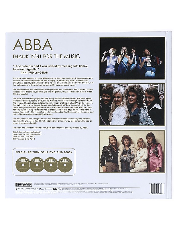 Abba : thank you for the music - Tobler, John - Musiikki- ja elokuvakirjat - 10105520342 - 1