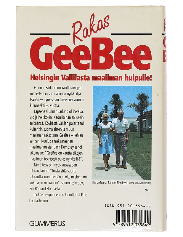 Rakas GeeBee - Hollmen-Bärlund, Maija - Elämäkerrat ja muistelmat - 10105520347 - 1