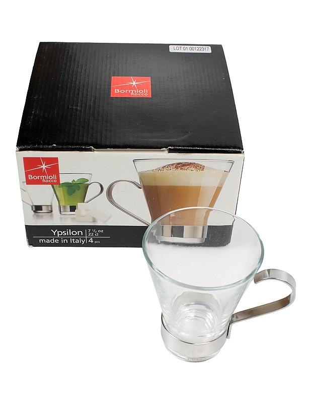 BORMIOLI ROCCO Ypsilon kahvilasi, 4 kpl - Lasit - 10105520368 - 0