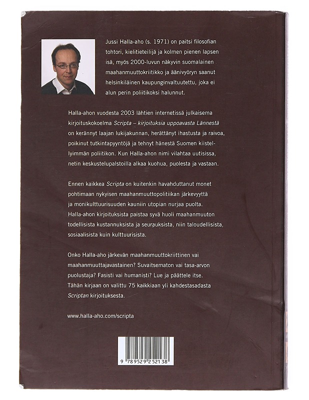 Kirjoituksia uppoavasta Lännestä - Jussi Halla-aho - Historiakirjat - 10105520365 - 1