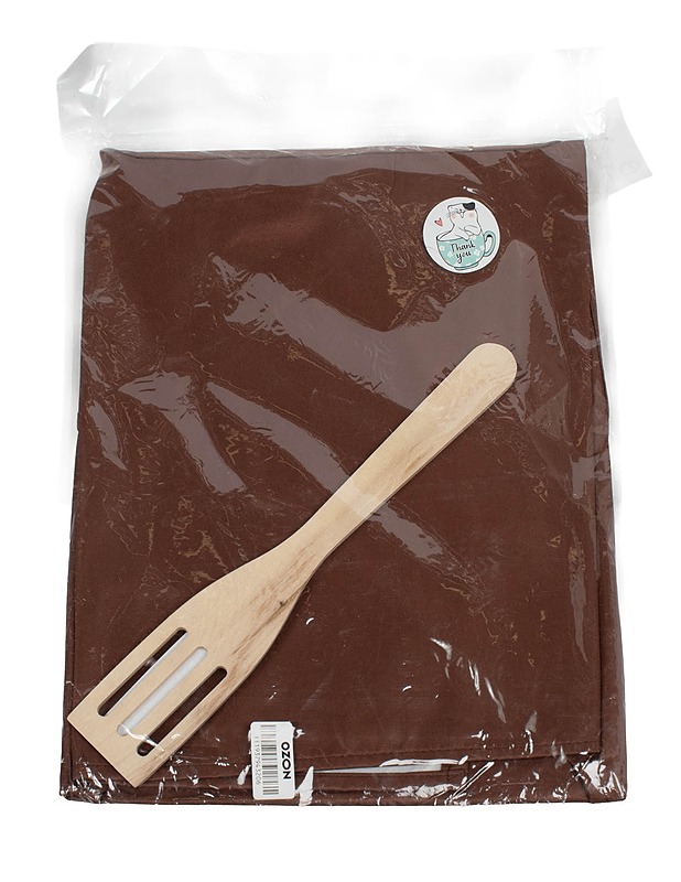 Keittiön Esiliina ja puinen lasta, 76x68 cm - Muut kodintekstiilit - 10105520371 - 1