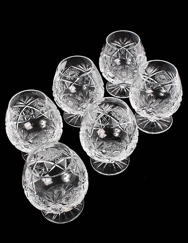 Kristallinen konjakkilasi, 6 kpl - Lasit - 10105520373 - 0