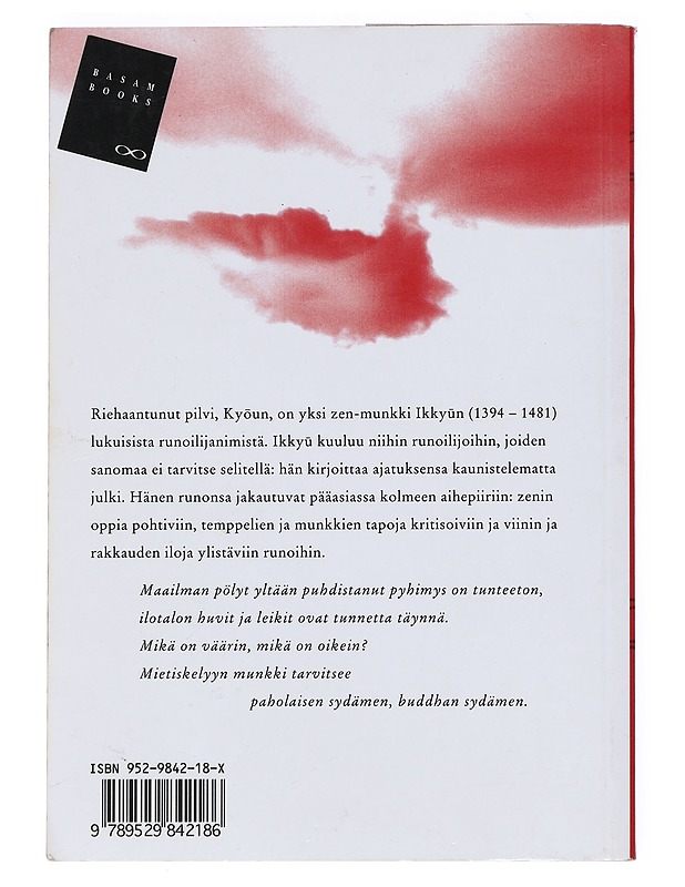 Riehaantunut pilvi - Ikkyu - Runot ja näytelmät - 10105520415 - 1