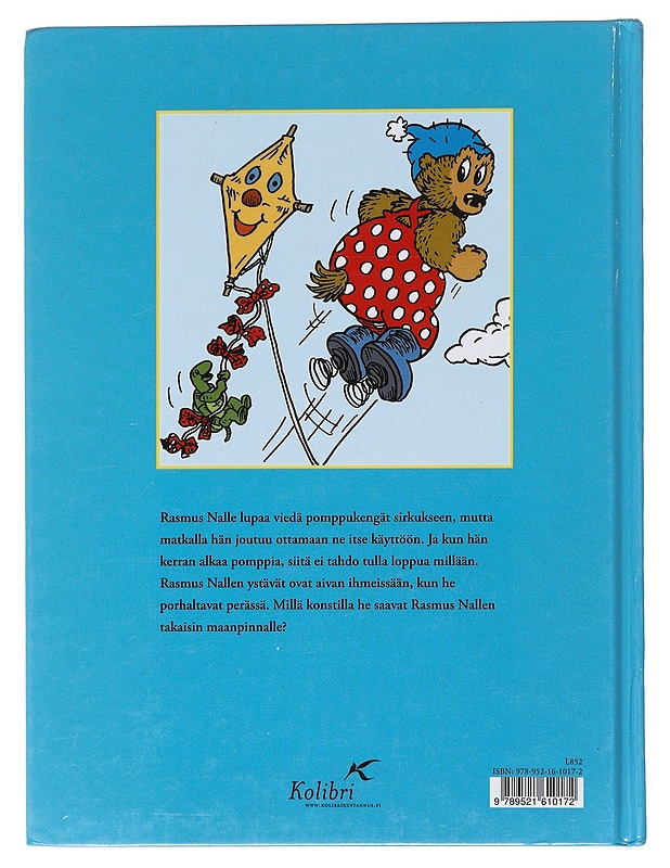 Rasmus Nalle ja pomppusaappaat - Sanderhage, Per - Lastenkirjat - 10105520414 - 1