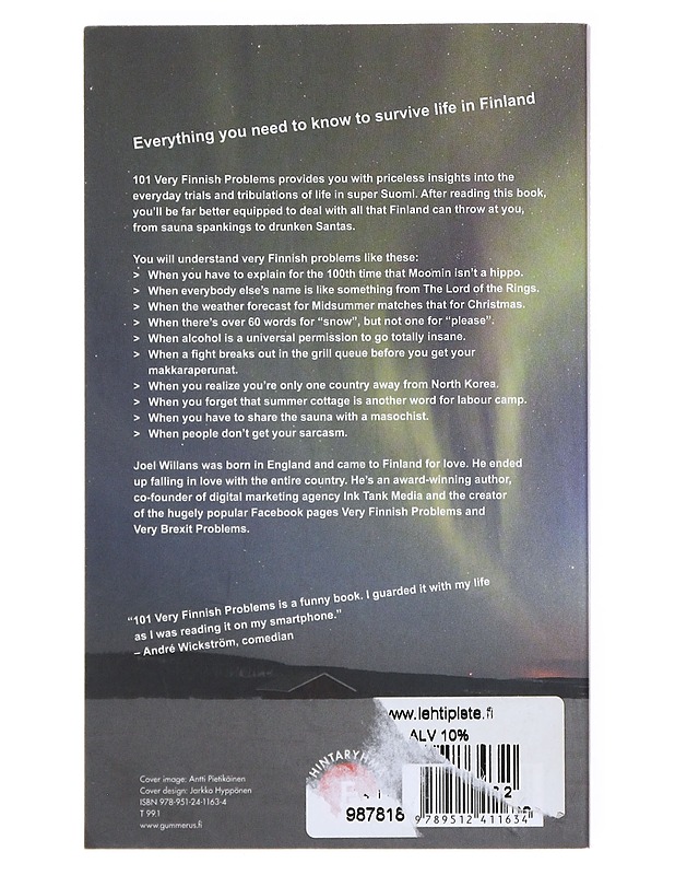 101 very Finnish problems : the foreigner's guide to surviving in Finland - Joel Willans - Elämäkerrat ja muistelmat - 10105520443 - 1