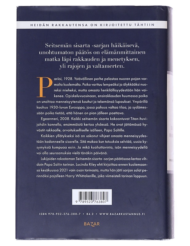 Atlas, Papa Saltin tarina - Riley, Lucinda - Romaanit ja novellit - 10105520444 - 1