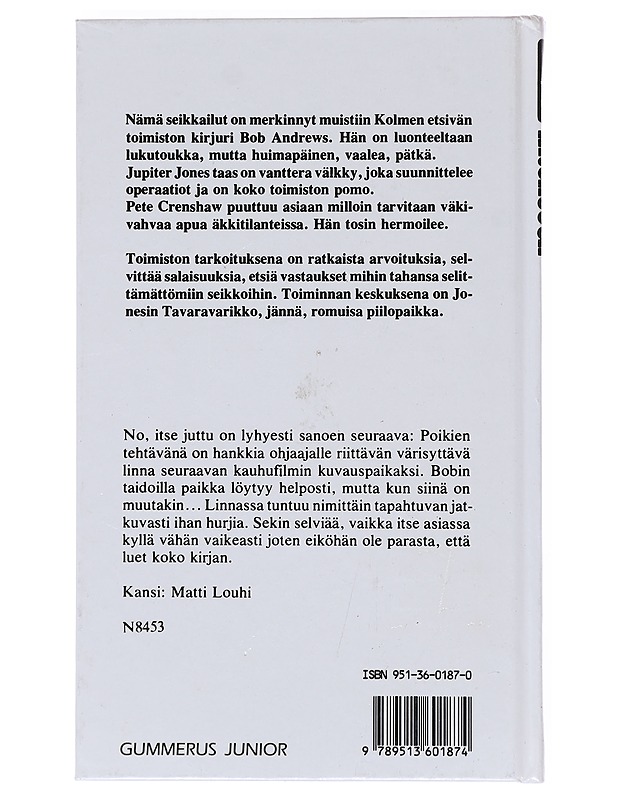 3 etsivää ja kauhujen linna - Arthur, Robert - Nuorten kirjat - 10105520456 - 1