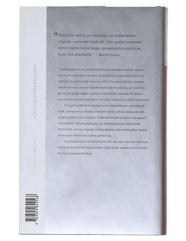 Tuntematon mestariteos ja muita novelleja - Balzac, Honoré de - Romaanit ja novellit - 10105520481 - 1