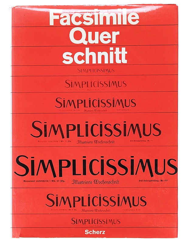 Facsimile Querschnitt durch Den Simplicissimus  - Sarjakuvat - 10105520511 - 0