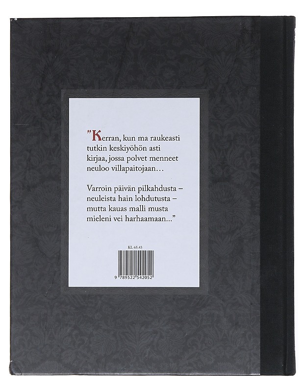 Synkät kuteet : musta neulekirja - Vuorisalo, Marjukka - Kirja lahjaksi - 10105520514 - 1