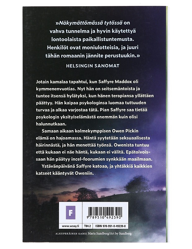 Näkymätön tyttö - Jewell, Lisa - Jännitys ja dekkarit - 10105520515 - 1