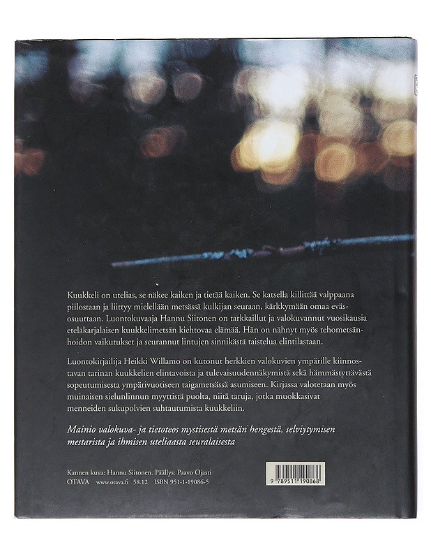 Kuukkeli, sielunlintu - Siitonen, Hannu Juhani - Tietokirjat ja oppaat - 10105520520 - 1