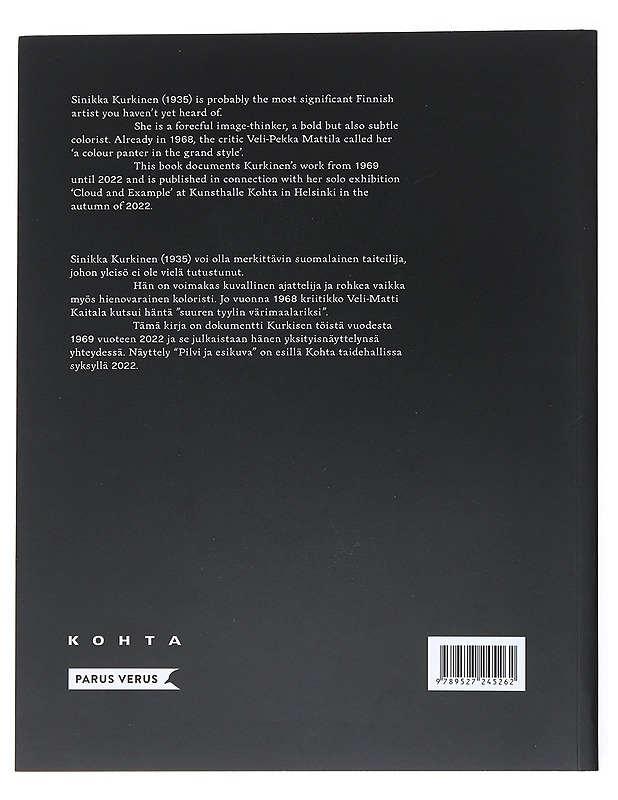 Sinikka Kurkinen - Kreuger, Anders - Taide- ja kulttuurikirjat - 10105520529 - 1