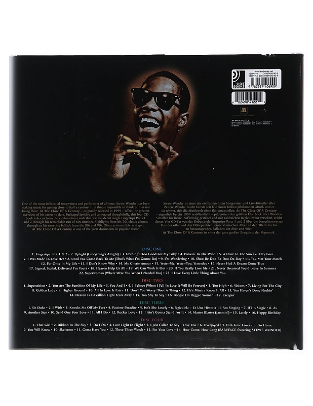At the close of a century - Wonder, Stevie - Musiikki- ja elokuvakirjat - 10105520572 - 1