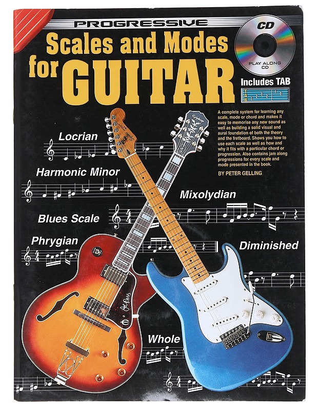 Progressive scales and modes for guitar - Peter Gelling - Musiikki- ja elokuvakirjat - 10105520592 - 0
