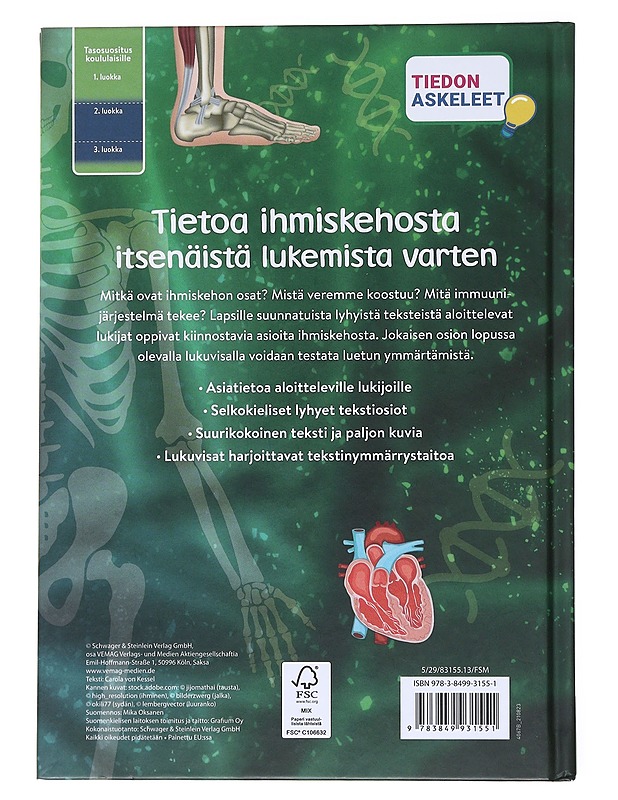 Opitaan lukemaan: Ihminen - Lastenkirjat - 10105520668 - 1