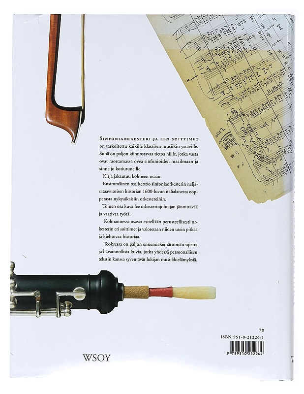 Sinfoniaorkesteri ja sen soittimet - Kruckenberg, Sven - Tietokirjat ja oppaat - 10105520691 - 1