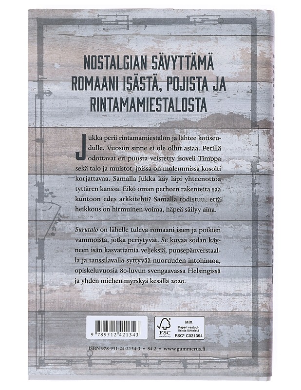 Surutalo - Matti Rönkä - Kirja lahjaksi - 10105520704 - 1