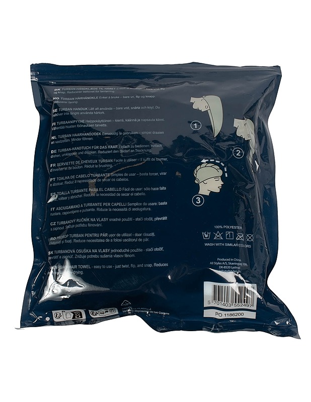 Turbaanipyyhe, 2 kpl - Pyyhkeet - 10105520706 - 1