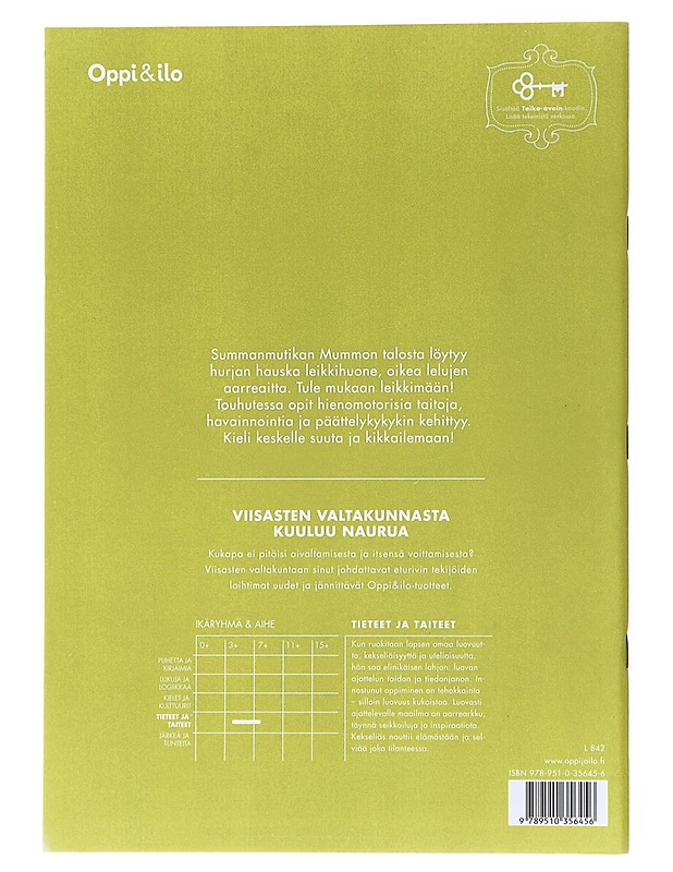 Kiikun kaakun : puuhahetkien pelastuspaketti - Nisonen, Riitta - Lastenkirjat - 10105520712 - 1