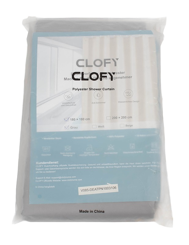 CLOFY suihkuverho renkailla - Verhot ja kapat - 10105520765 - 0