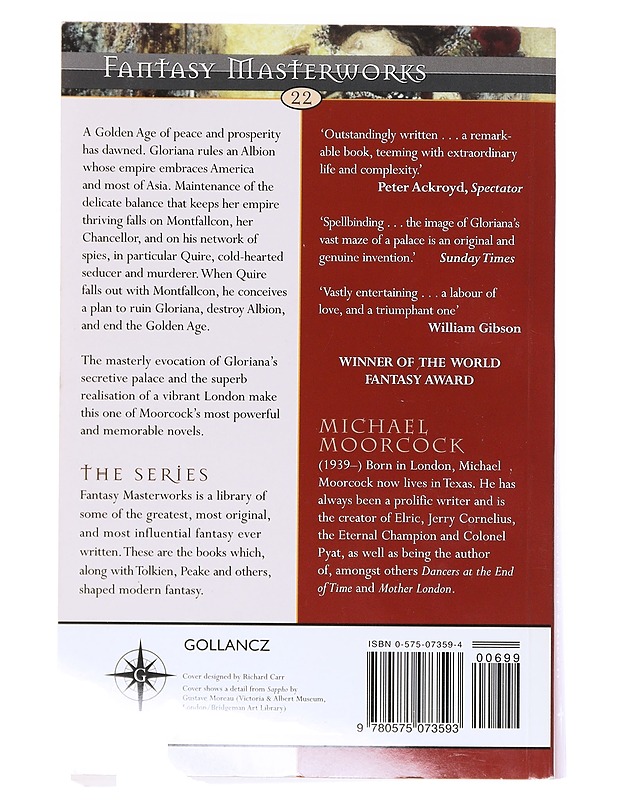 Gloriana Or, The Unfill'd Queen- Michael Moorcock - Fantasia- ja scifi - 10105520823 - 1