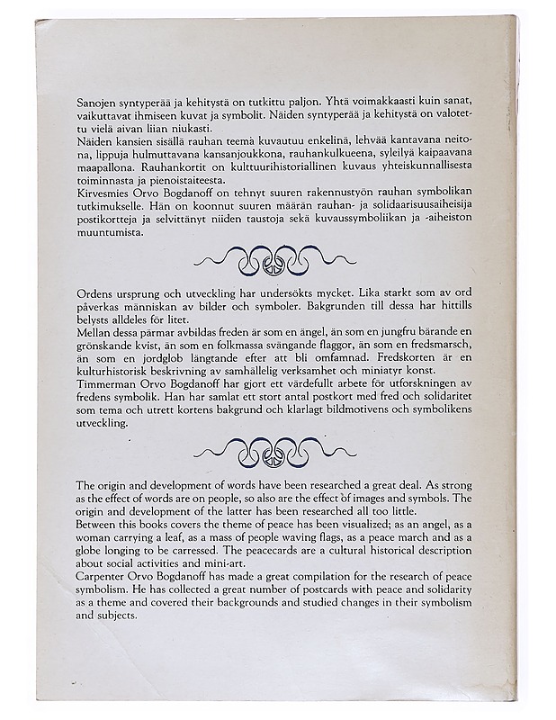 Rauhankortteja- Orvo Bogdanoff - Historiakirjat - 10105520846 - 1