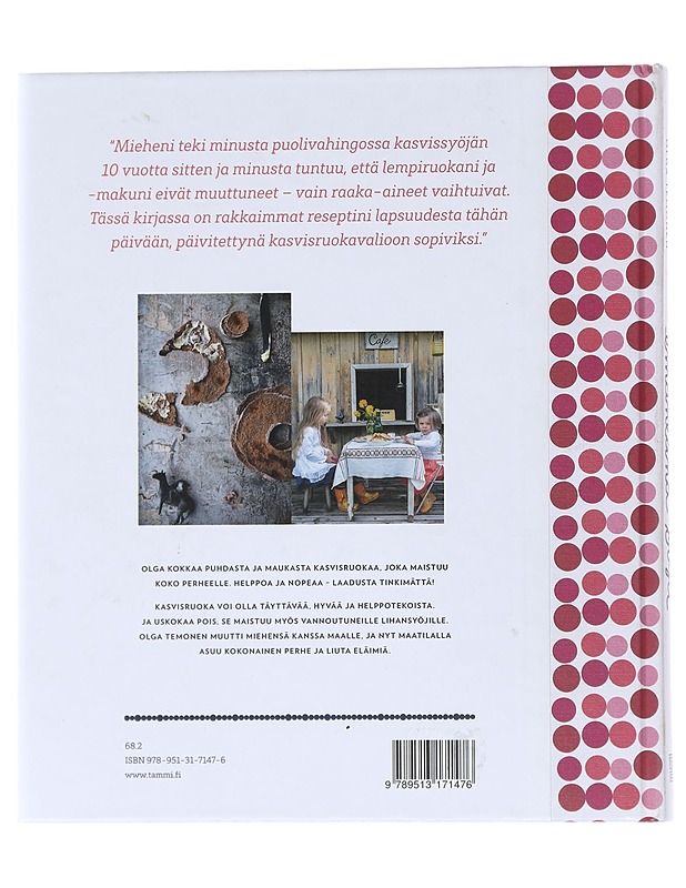 Emäntänä Olga : kasvisruokaa läheltä koko perheelle - Temonen, Olga - Ruokakirjat - 10105520934 - 1