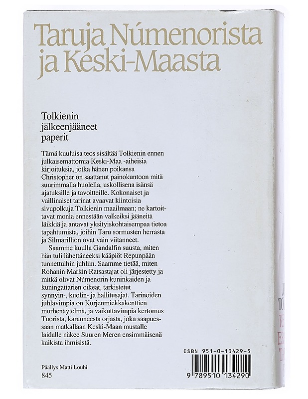 Keskeneräisten tarujen kirja - Tolkien, J. R. R. - Lastenkirjat - 10105520982 - 1