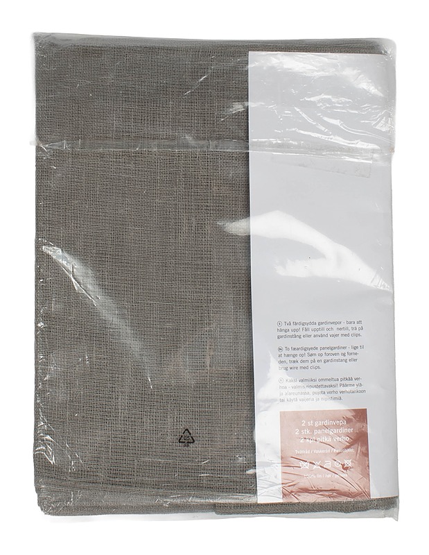 HEMTEX pitkä verho 2 kpl,  33x220 cm  - Verhot ja kapat - 10105521029 - 1