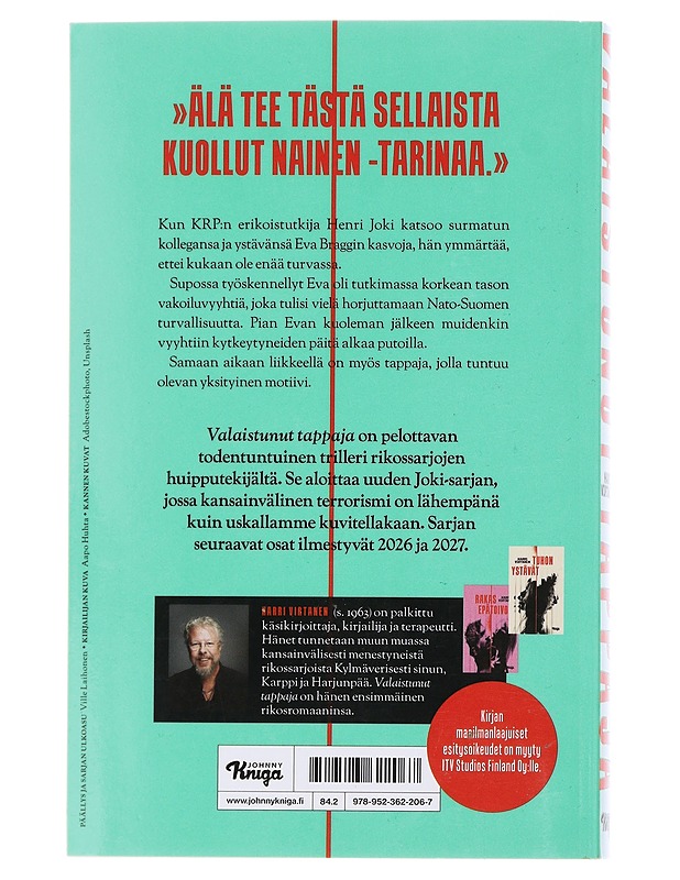 Valaistunut tappaja - Harri Virtanen - Jännitys ja dekkarit - 10105521036 - 1