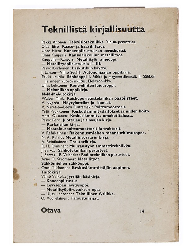 Levysepän levitysoppi - Väinö Valkola - Tietokirjat ja oppaat - 10105521088 - 1