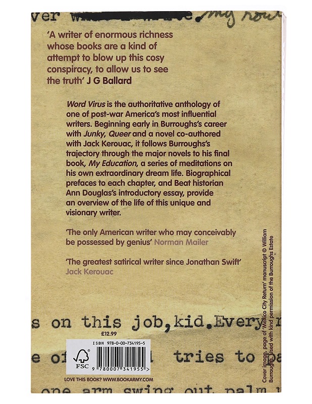 Word Virus: The William Burroughs Reader - William S. Burroughs - Romaanit ja novellit - 10105521119 - 1