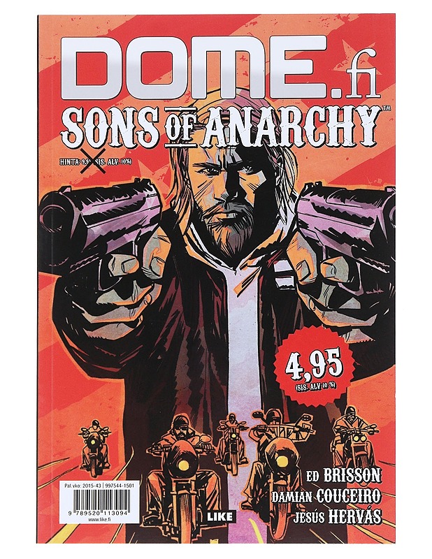 Sons of anarchy - Brisson, Ed - Sarjakuvat - 10105521136 - 0