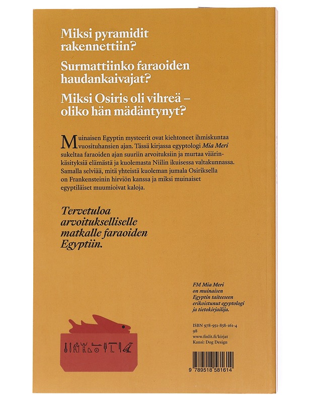 Egypti : Kala sarkofagissa & muita mysteereitä - Meri, Mia - Historiakirjat - 10105521148 - 1