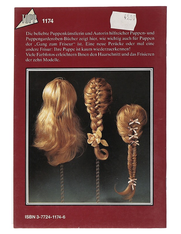 Puppenfrisuren : Diethild M. Seyd - Harrastekirjat - 10105521163 - 1