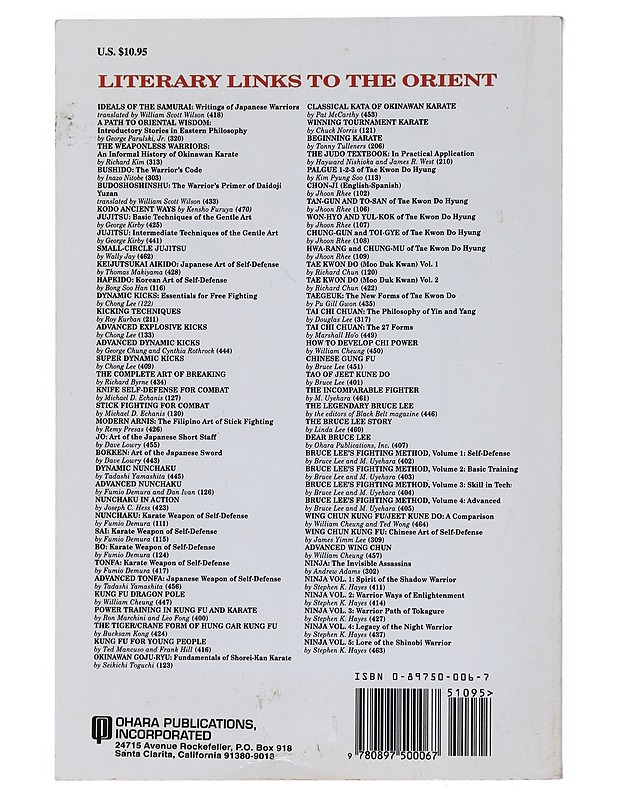 Nunchaku : Karate Weapon of Self-Defense - Fumio Demura - Harrastekirjat - 10105521164 - 1