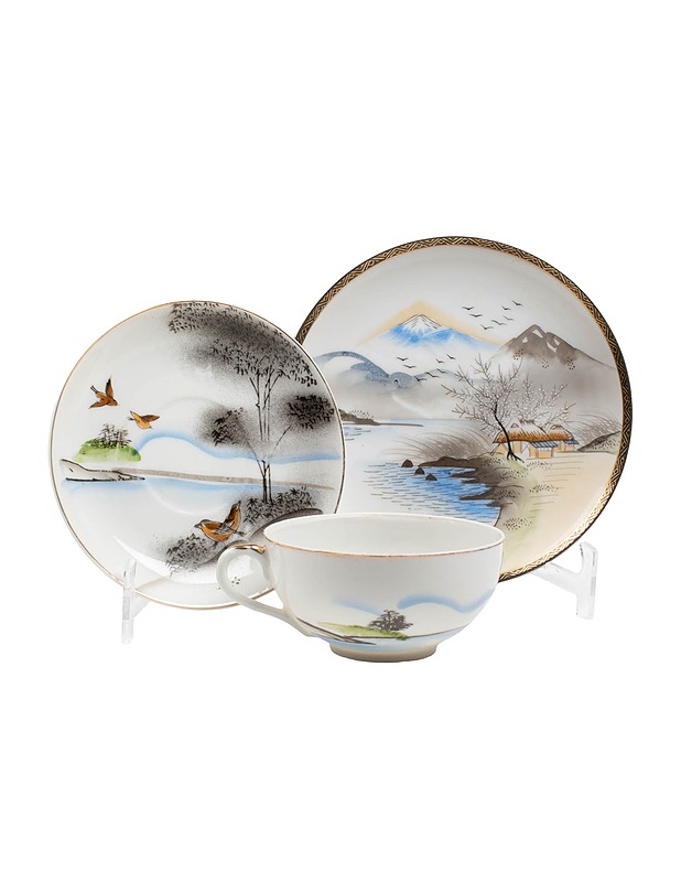 Posliiniastiasto, 12 osaa - Lautaset ja kulhot - 10105521181 - 1