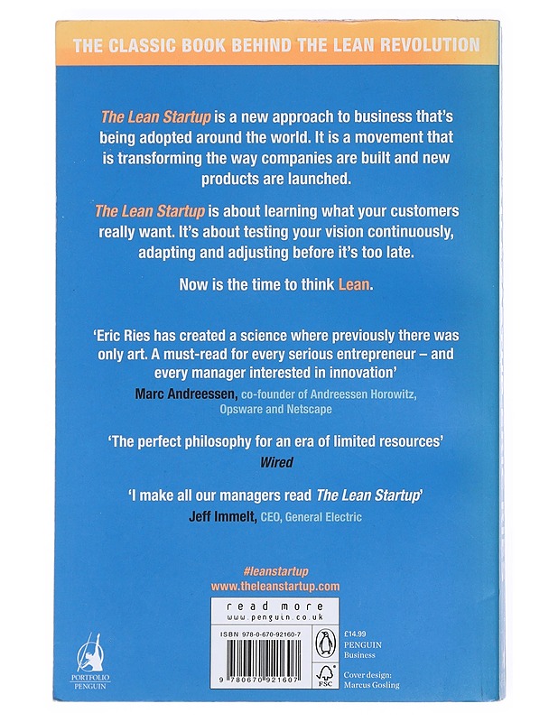 The lean startup : how constant innovation creates radically successful businesses - Eric Ries - Tietokirjat ja oppaat - 10105521216 - 1
