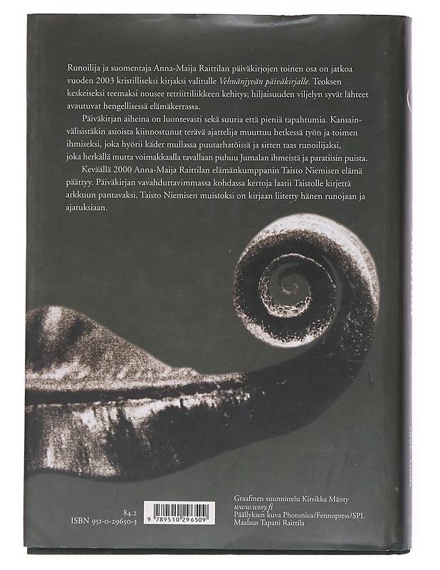 Uudenkuun päiväkirja 1990-2000 - Anna-Maija Raittila - Elämäkerrat ja muistelmat - 10105521223 - 1