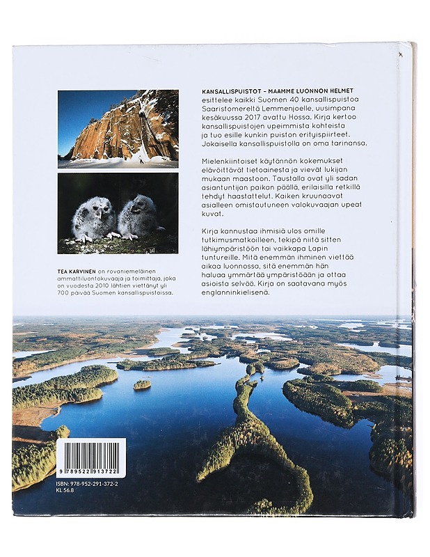 Kansallispuistot : maamme luonnon helmet - Karvinen, Tea - Tietokirjat ja oppaat - 10105521236 - 1