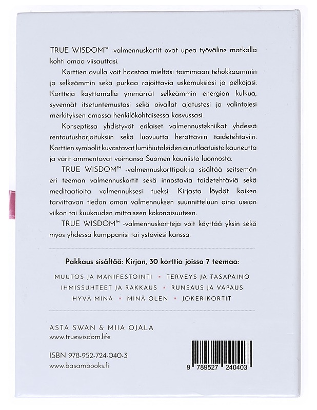 True wisdom : elämä on matka kohti omaa viisauttasi : valmennuskortit - Swan, Asta - Tietokirjat ja oppaat - 10105521237 - 1