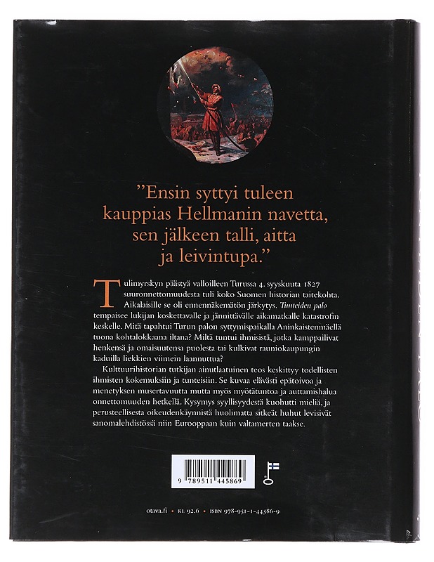 Tunteiden palo : Turku liekeissä 1827 - Hannu Salmi - Historiakirjat - 10105521249 - 1